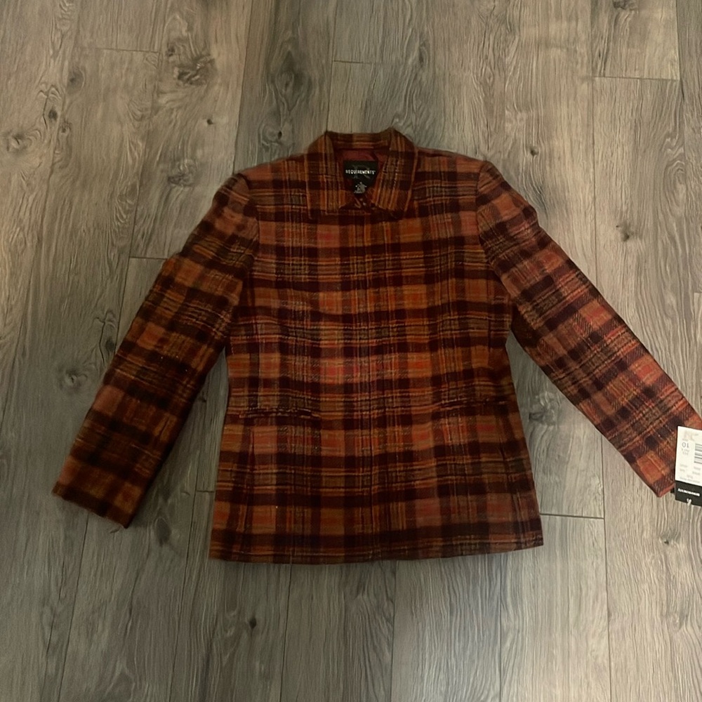 Requirements Plaid Blazer